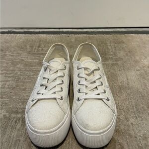 Steve Madden White Classic Sneakers